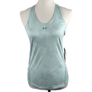 Under Armour Cool Switch Racerback Abstract Print Fitted Tank Top Sz XS Active